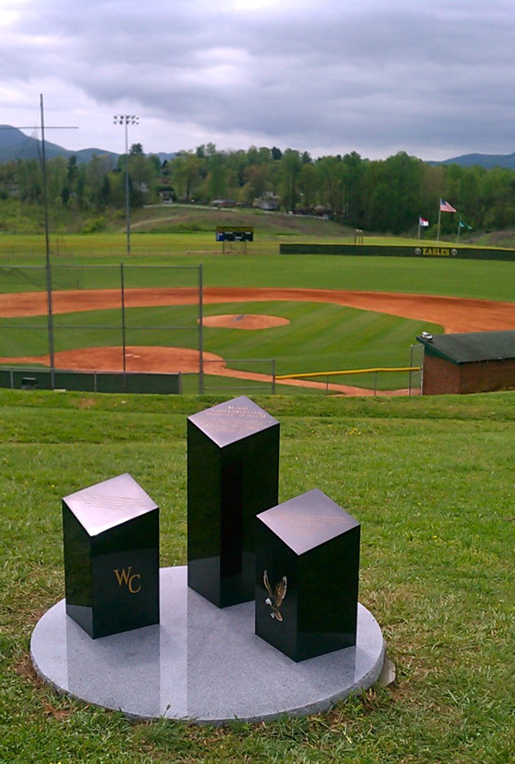 Memorial with Field in Distance